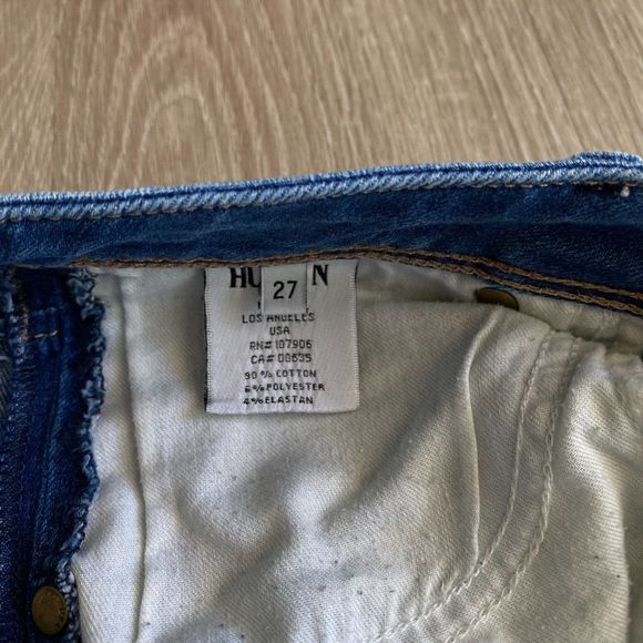 Hudson Collin Skinny Ankle Jeans Women's 27 Blue Flap Pocket Stretch Low Rise - Picture 11 of 11